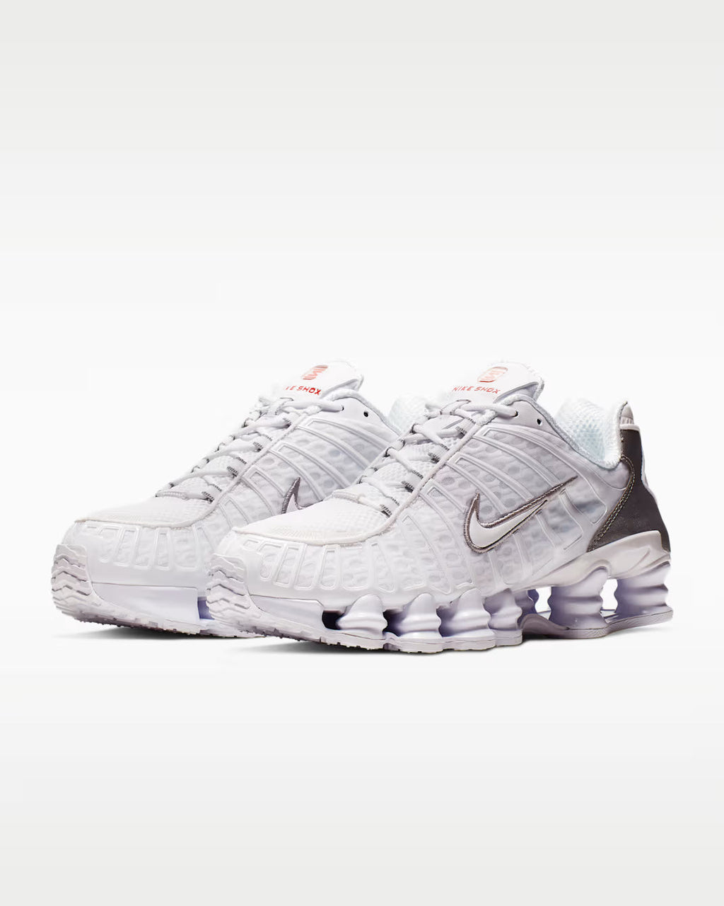 Nike Shox TL White Metallic Silver