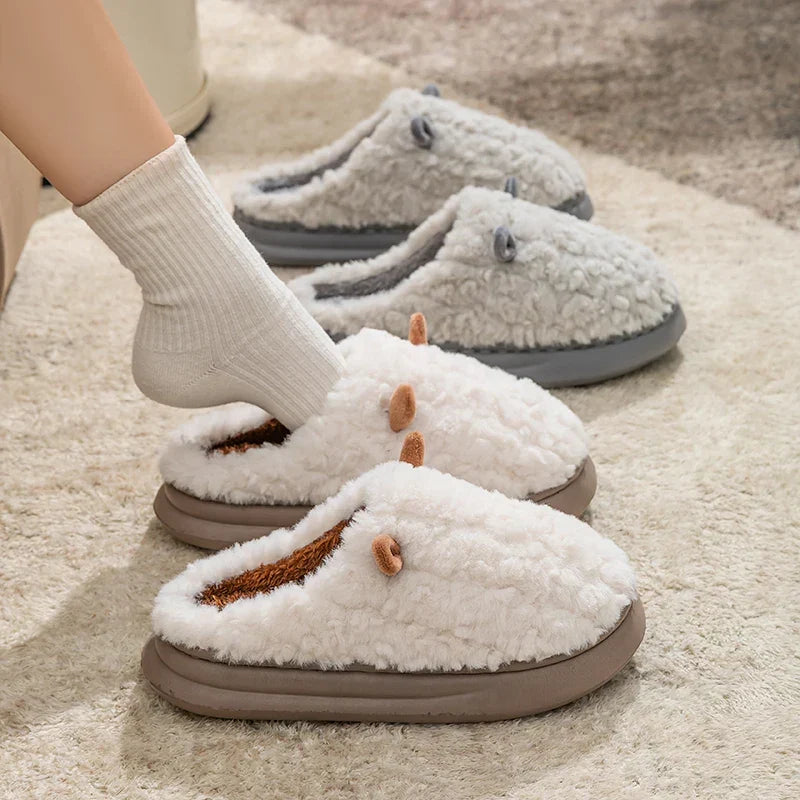 chaussons doux et chauds pour la maison