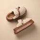 chaussons femme hiver doublure polaire khaki