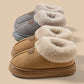 chaussons légers intérieur extérieur gris brun