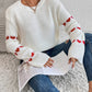 détail maille pull femme extensible