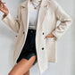 manteau long femme manches longues