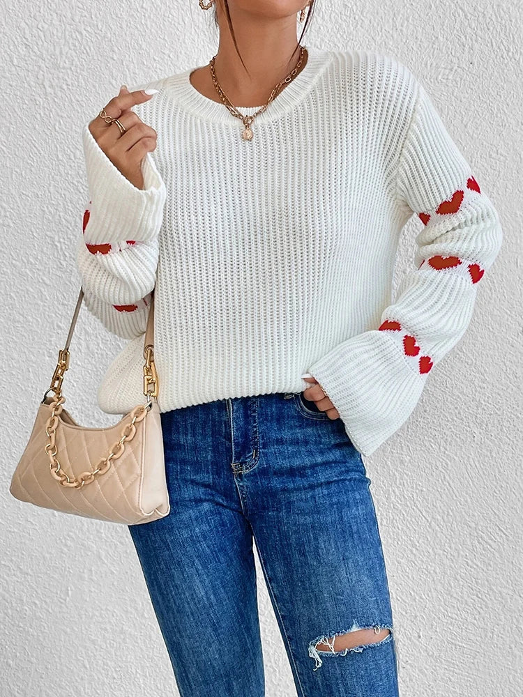 pull femme couleur unie style quotidien