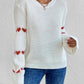 pull femme porté tenue décontractée