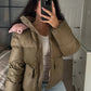 veste femme matelassée manches longues