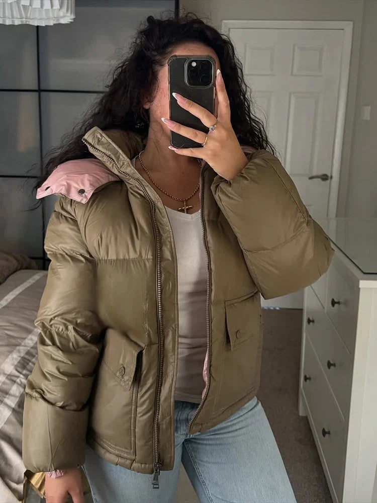 veste femme matelassée manches longues