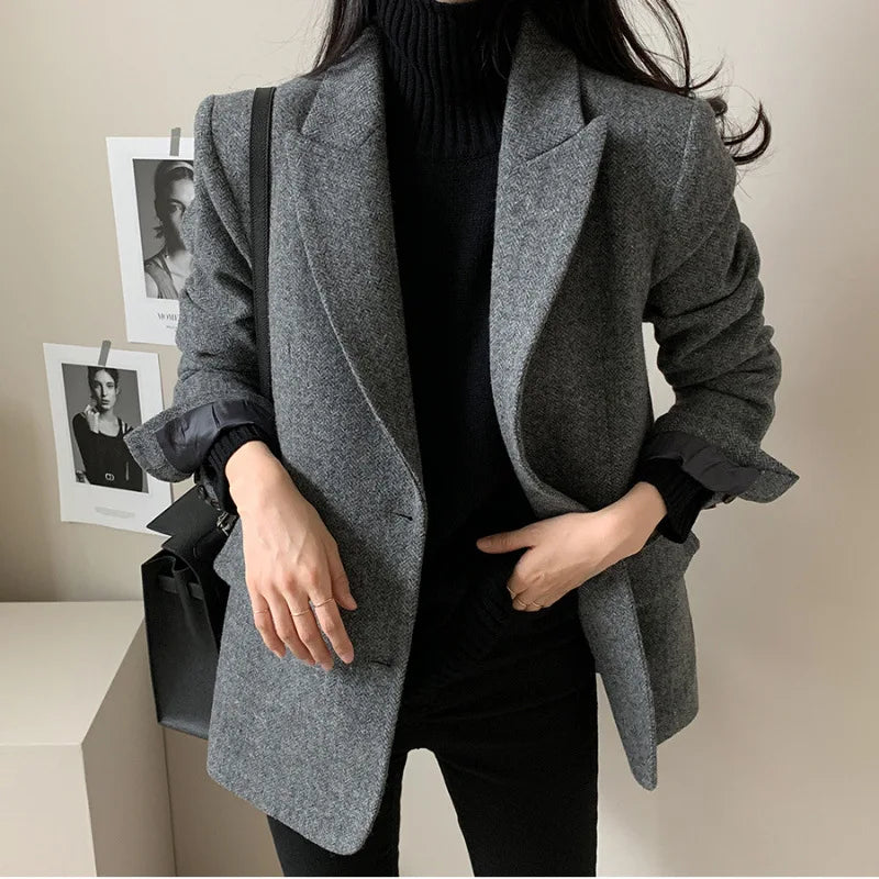 veste femme mi-longue manches longues